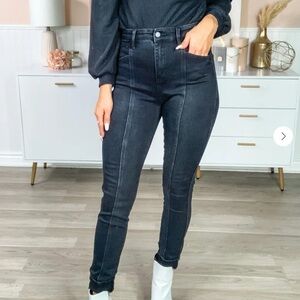 Flying Monkey Super High Rise Skinny Jeans Seam Detail Size 29